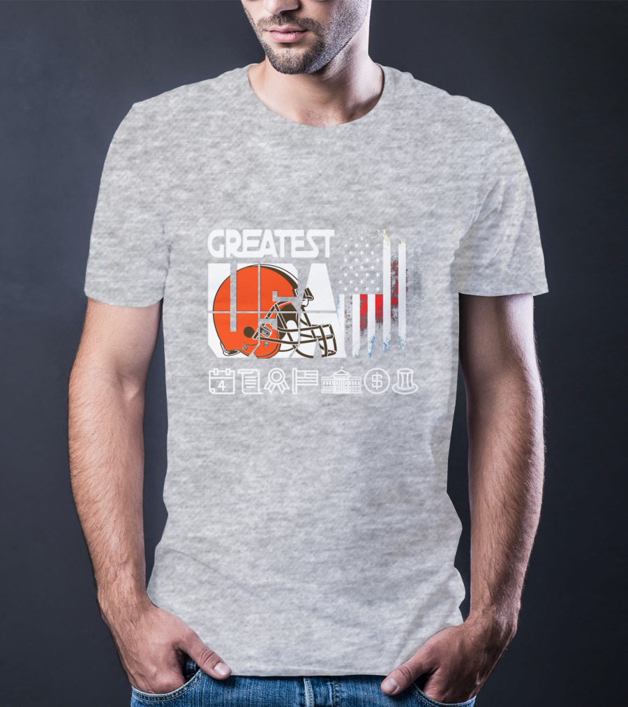 Greatest Usa America Football Helmets Calendar Flag Government Currency Traditions T-Shirt