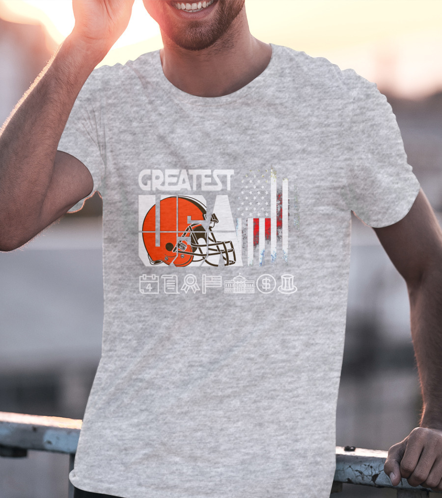 Greatest Usa America Football Helmets Calendar Flag Government Currency Traditions T-Shirt