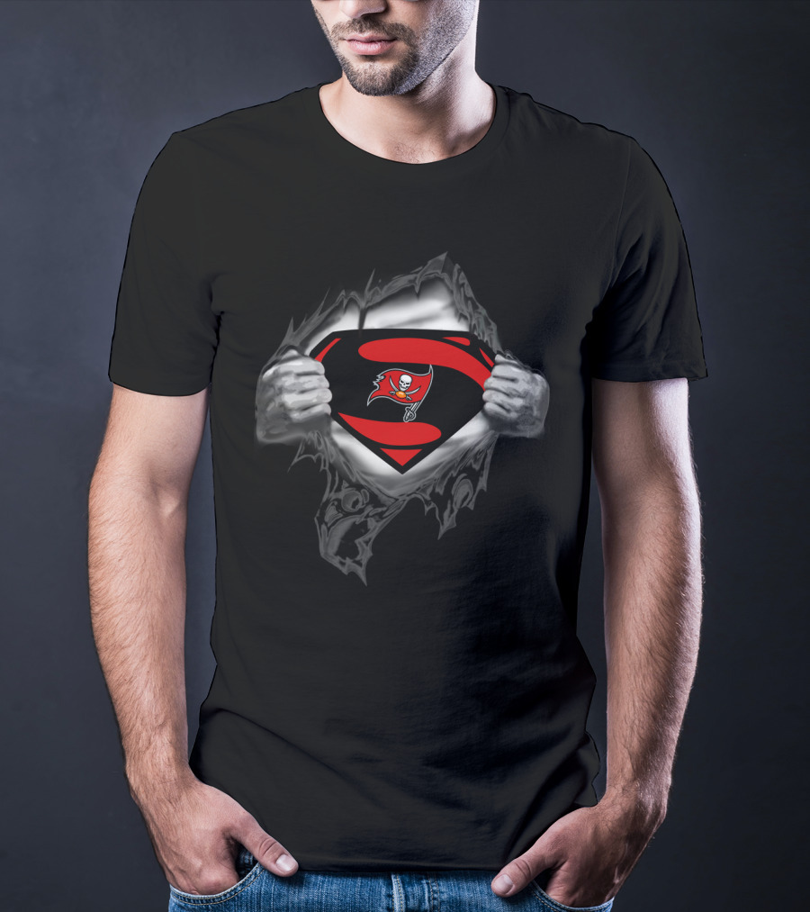 Superman Buccaneers Nfl T-Shirt