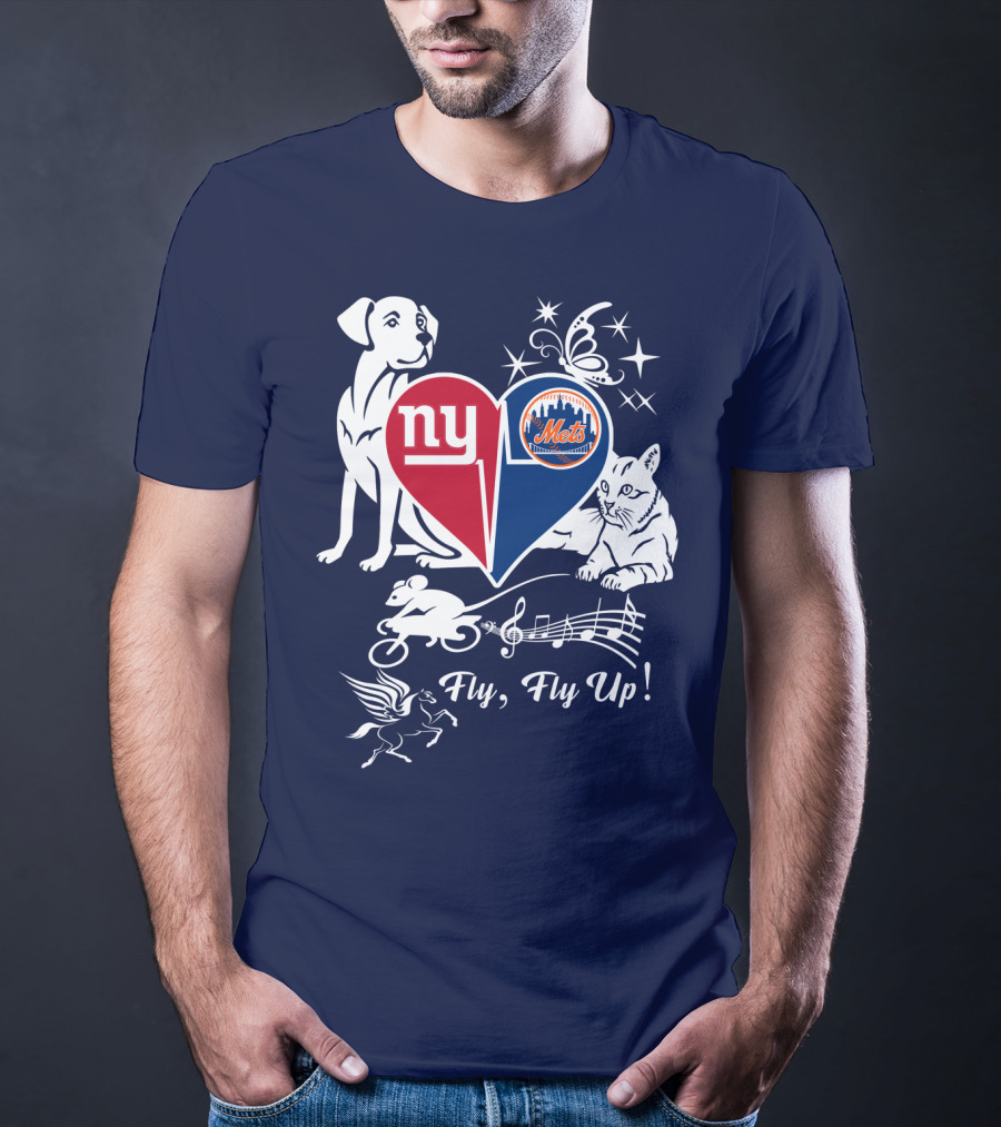 Ny Giants Mets Fly Fly Up T-Shirt