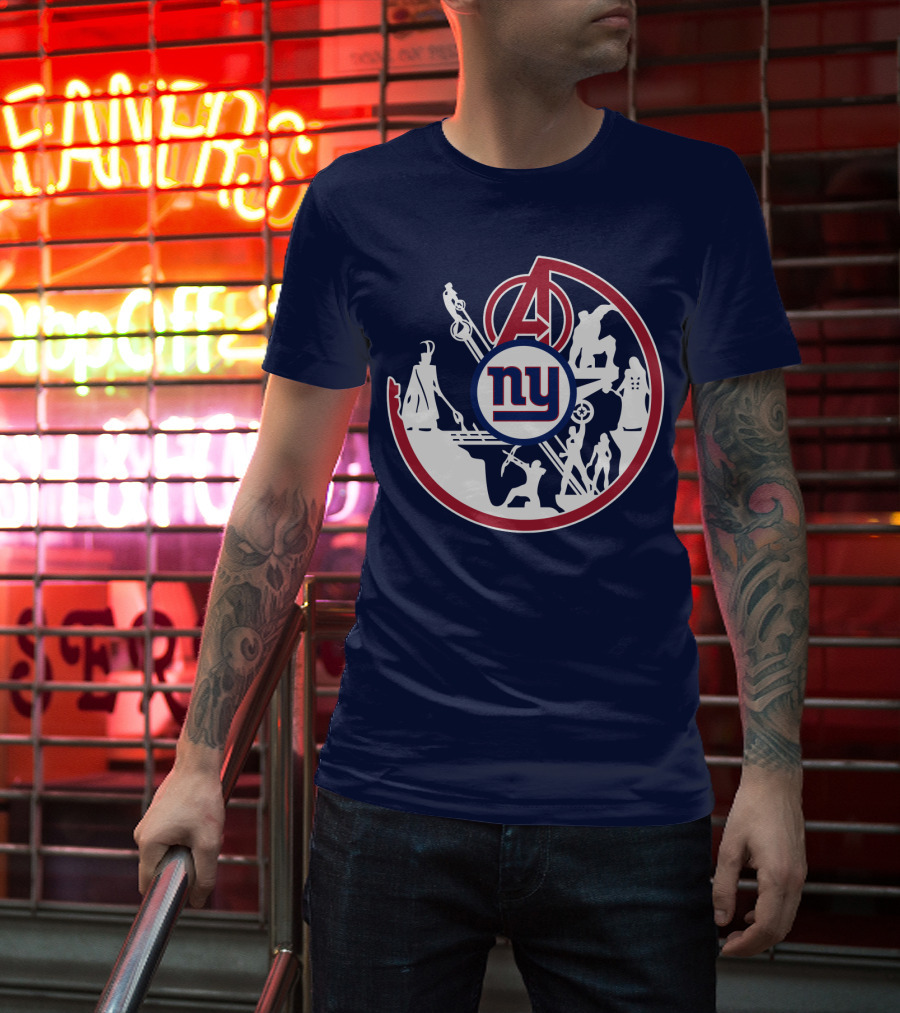 Ny Giants Avengers Crossover T-Shirt