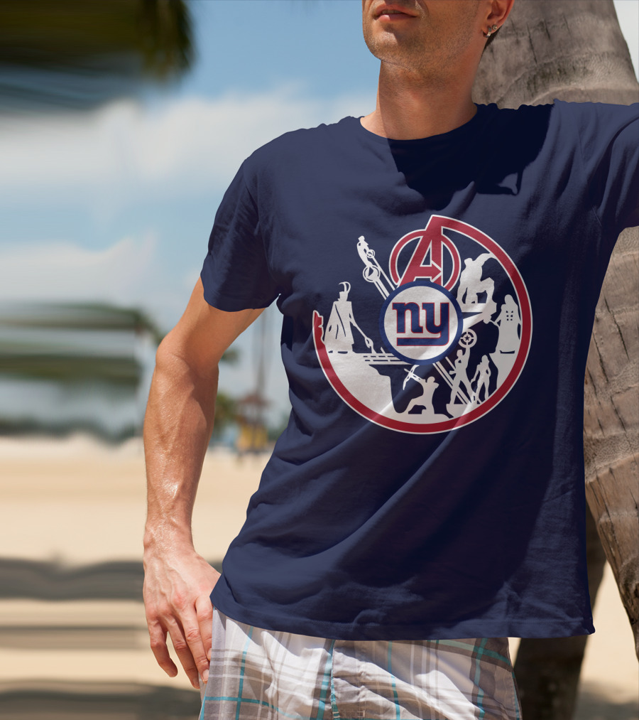 Ny Giants Avengers Crossover T-Shirt