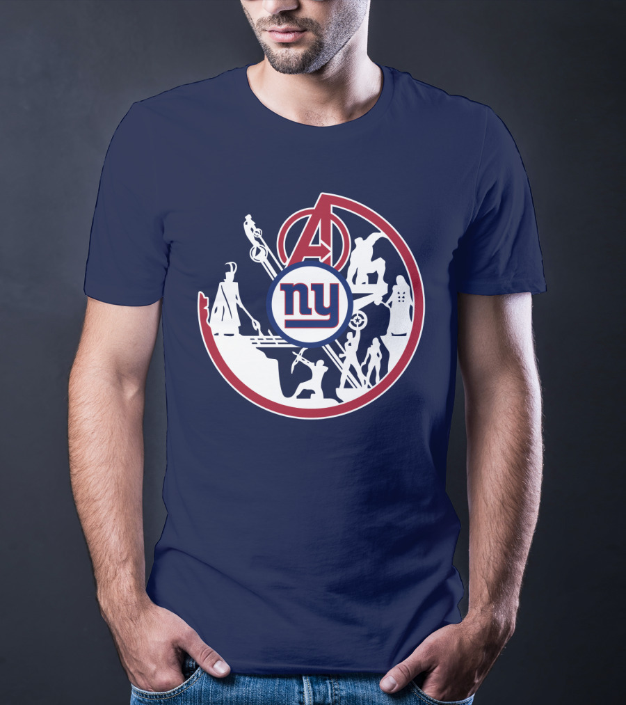 Ny Giants Avengers Crossover T-Shirt
