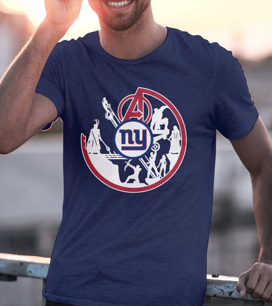 Ny Giants Avengers Crossover T-Shirt