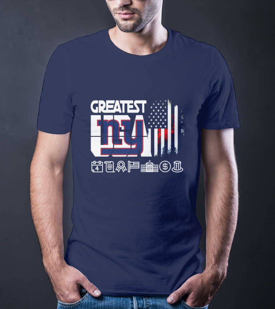 Greatest Ny American Icons And Symbols Collection T-Shirt