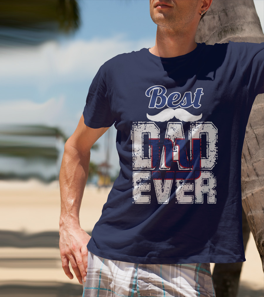 Best Dad Ever Giants T-Shirt