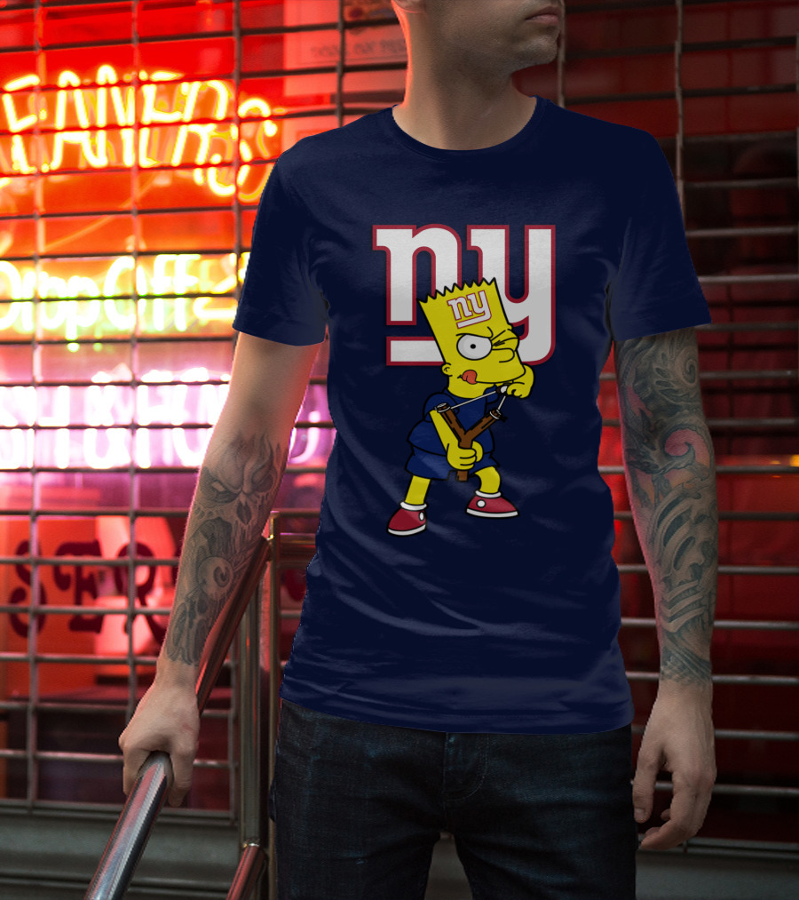 Ny Giants Bart Slingshot T-Shirt
