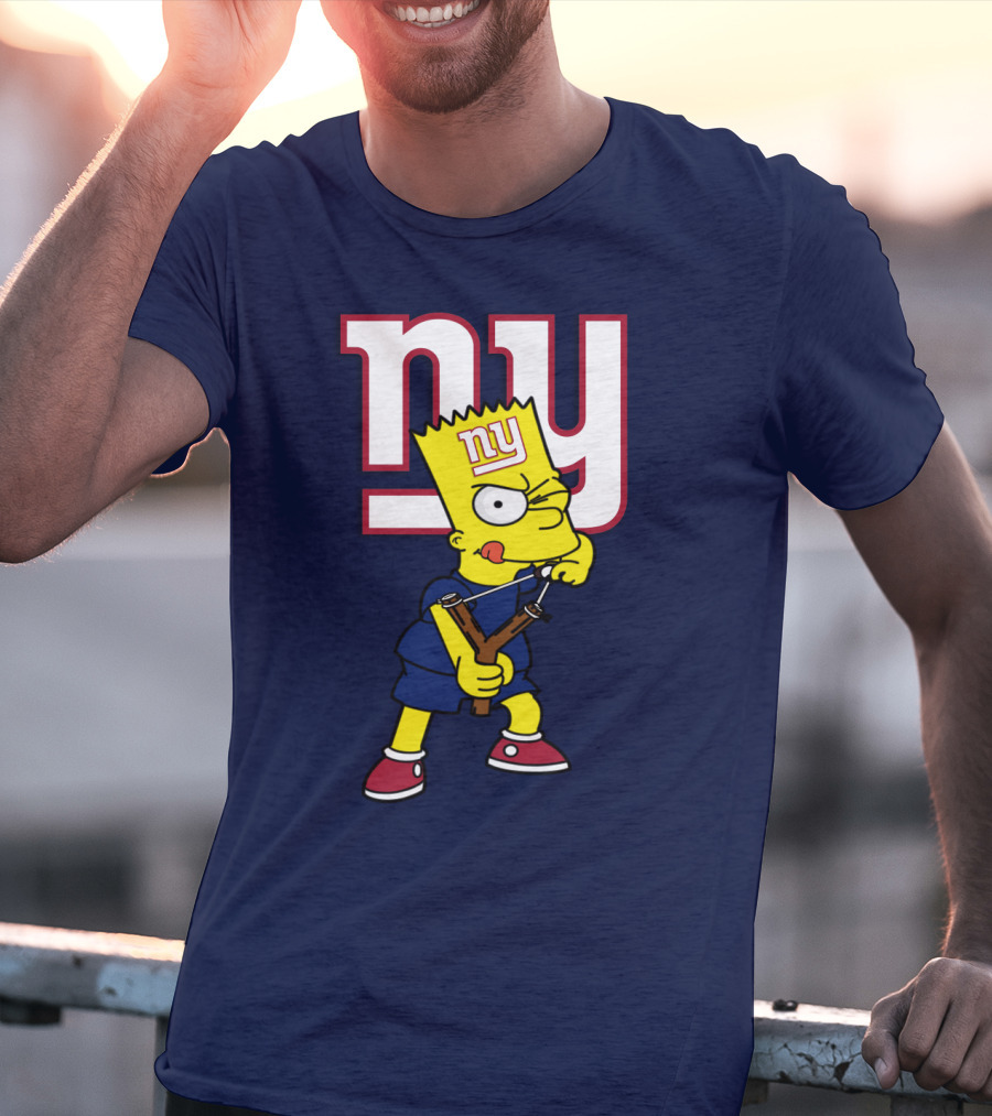 Ny Giants Bart Slingshot T-Shirt