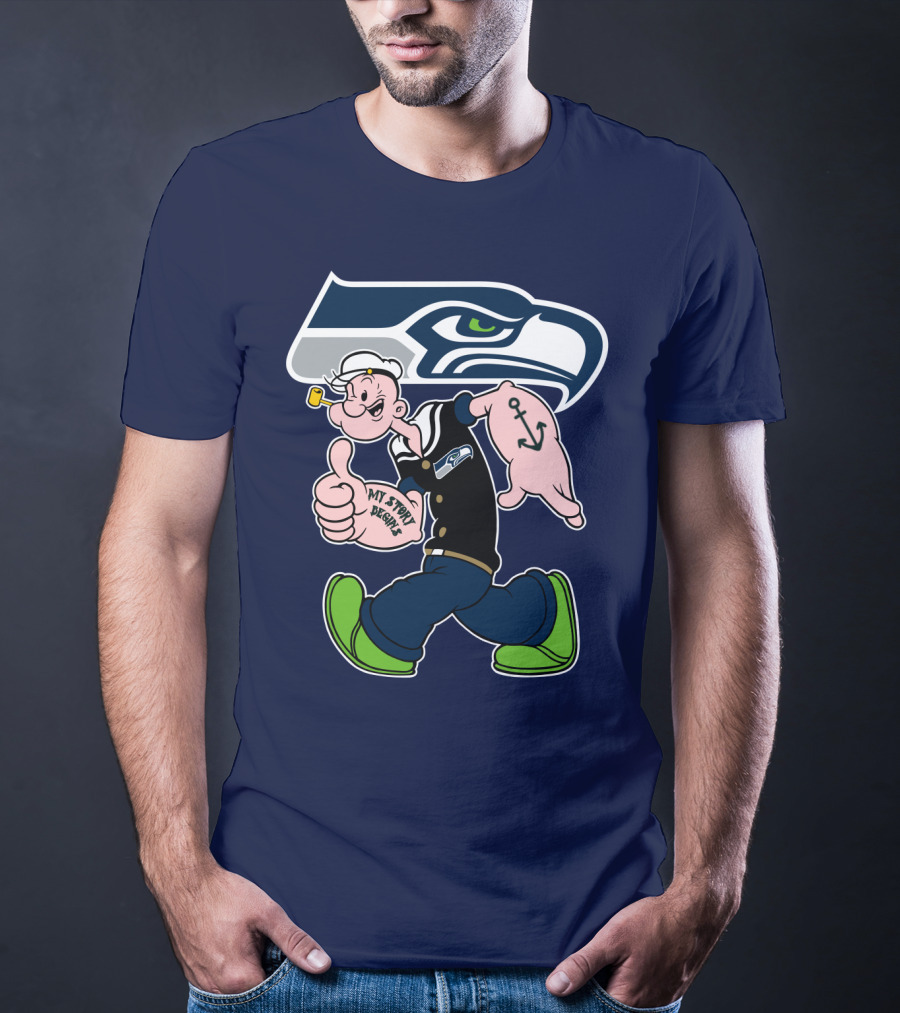 Seahawks Popeye My Jerry Bryant T-Shirt