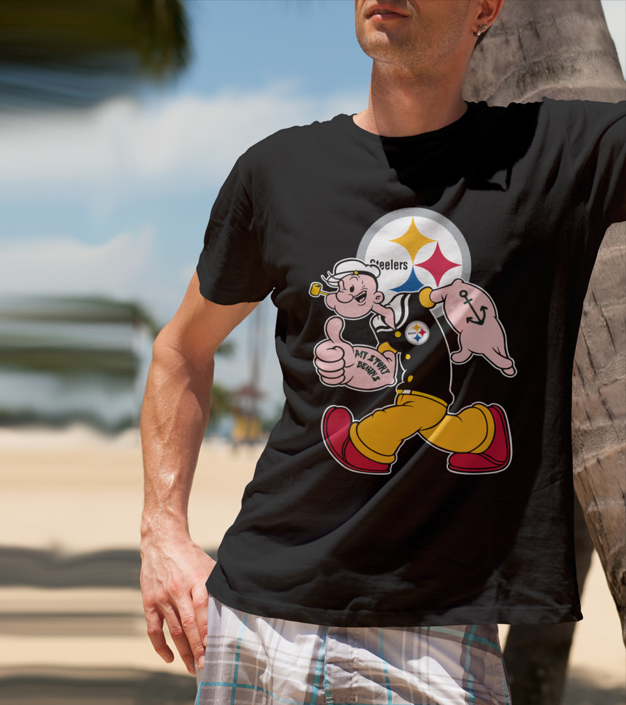 Steelers Popeye My Story Begins T-Shirt