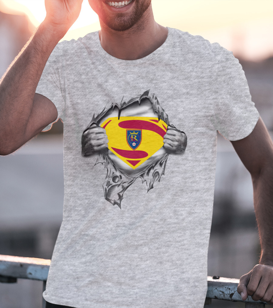 Real Salt Lake Superhero Crest T-Shirt