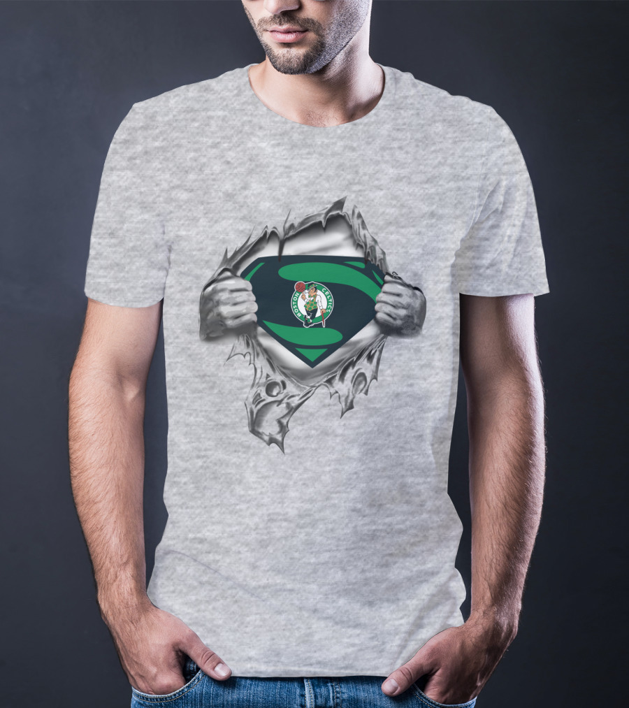 Boston Celtics Super Logo Chest Reveal T-Shirt