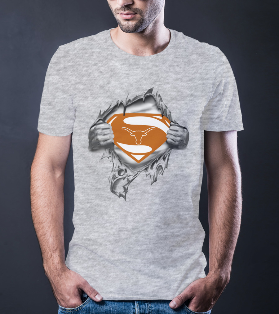 Superman Texas Longhorns T-Shirt