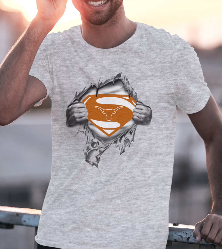 Superman Texas Longhorns T-Shirt