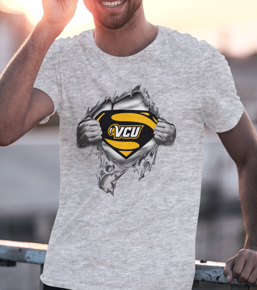 Vcu Rams Superman T-Shirt