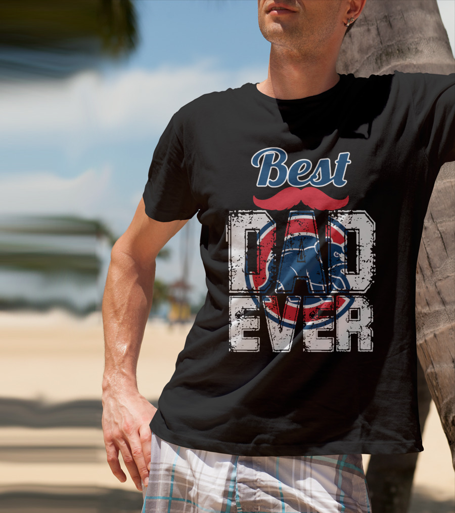 Best Dad Ever Cubs T-Shirt