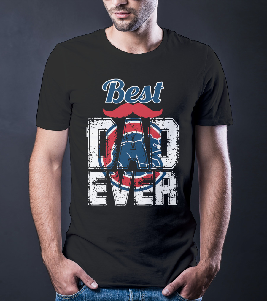 Best Dad Ever Cubs T-Shirt