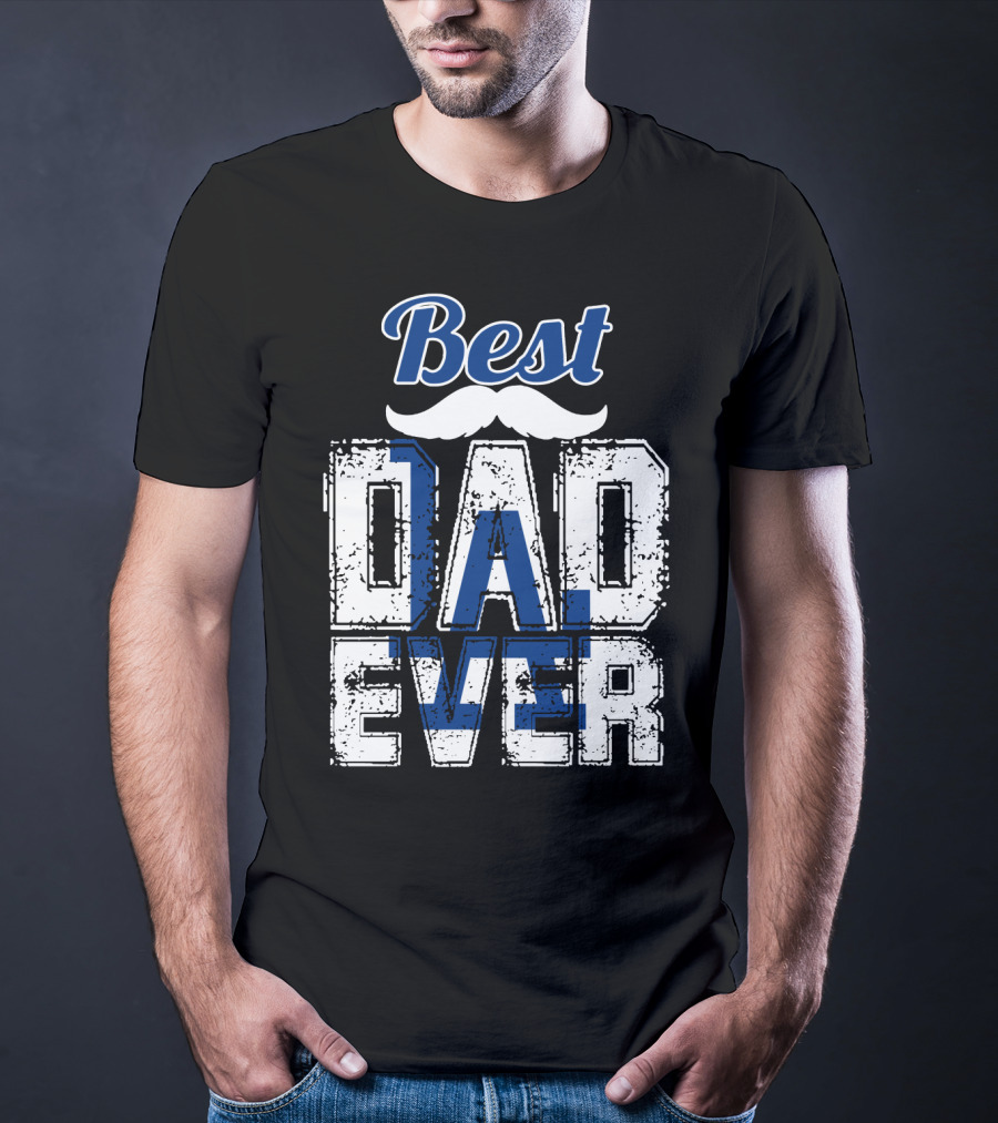 Best Dad Ever Dodgers T-Shirt