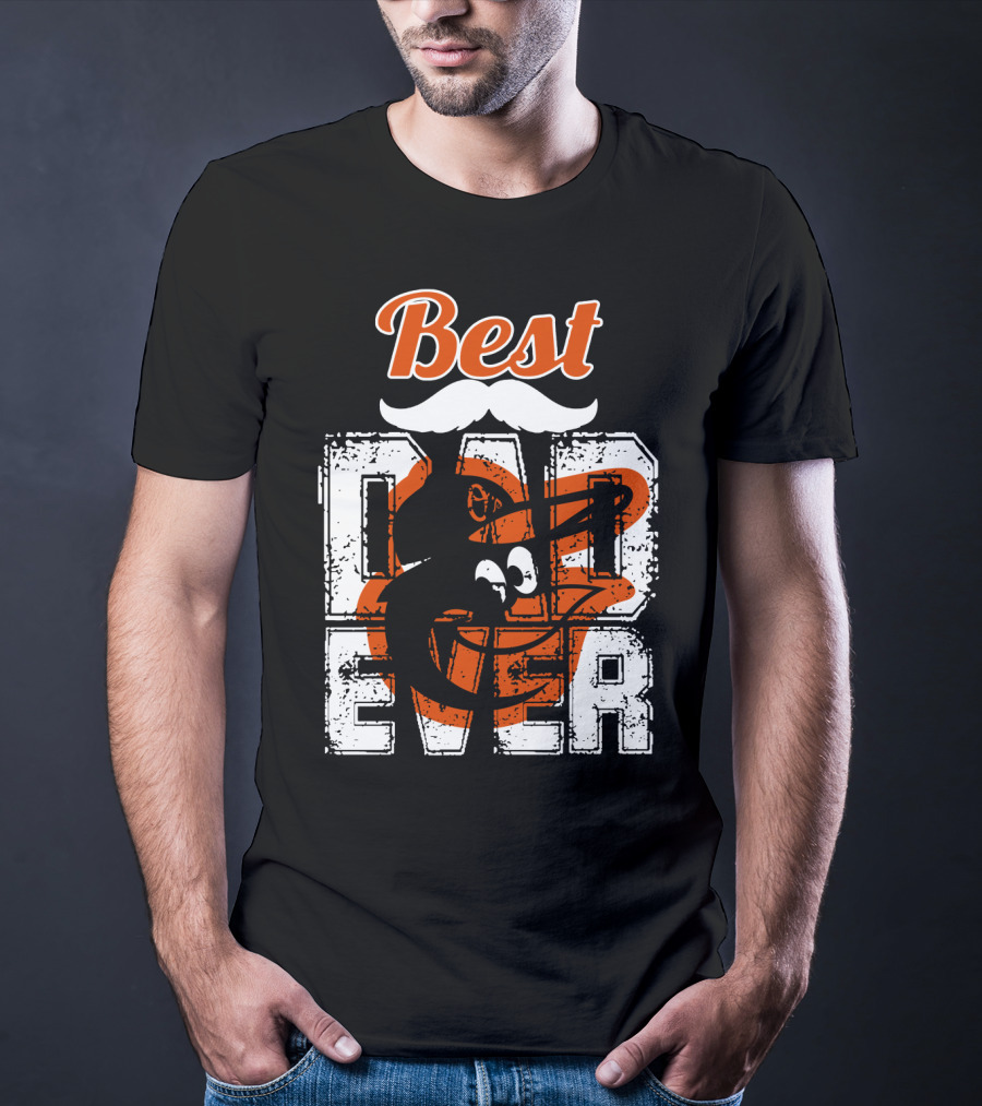 Best Dad Ever Orioles T-Shirt