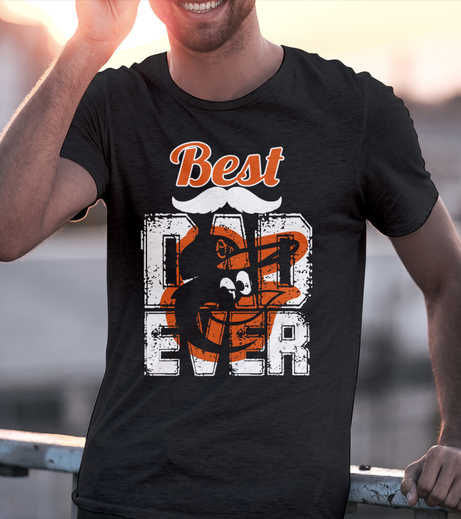 Best Dad Ever Orioles T-Shirt