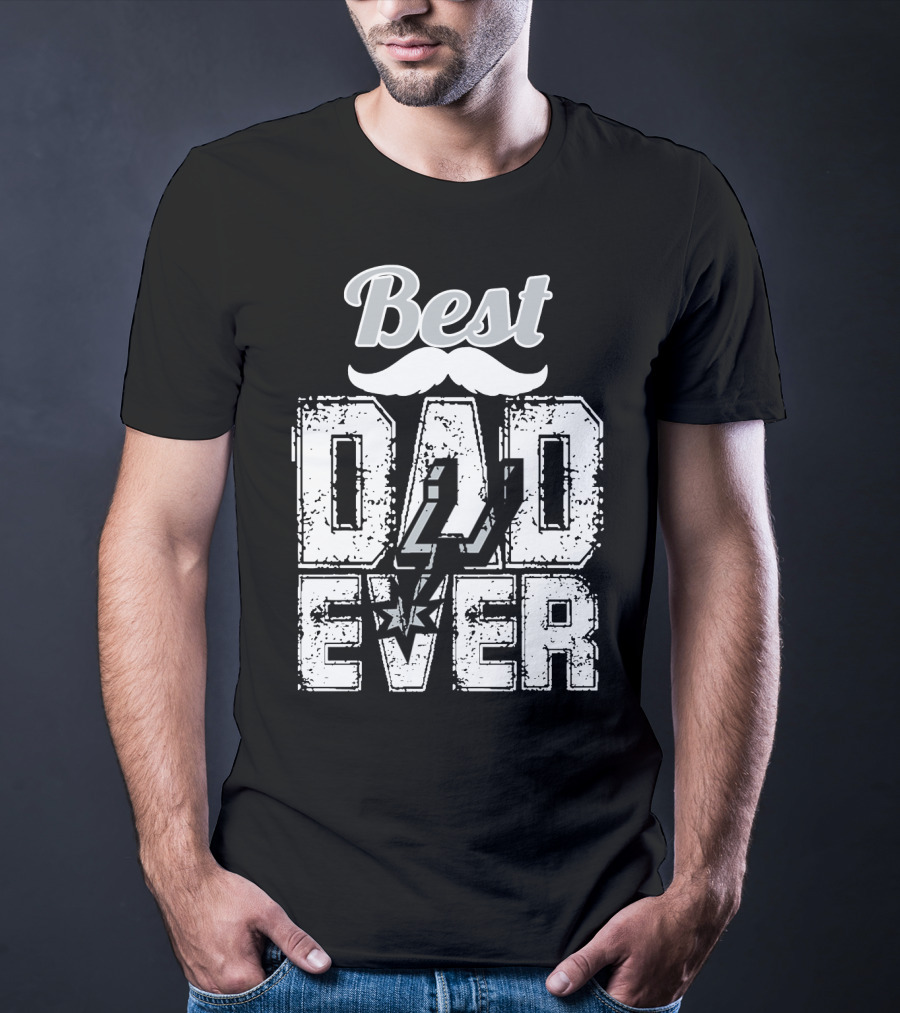 Best Dad Ever Spurs T-Shirt