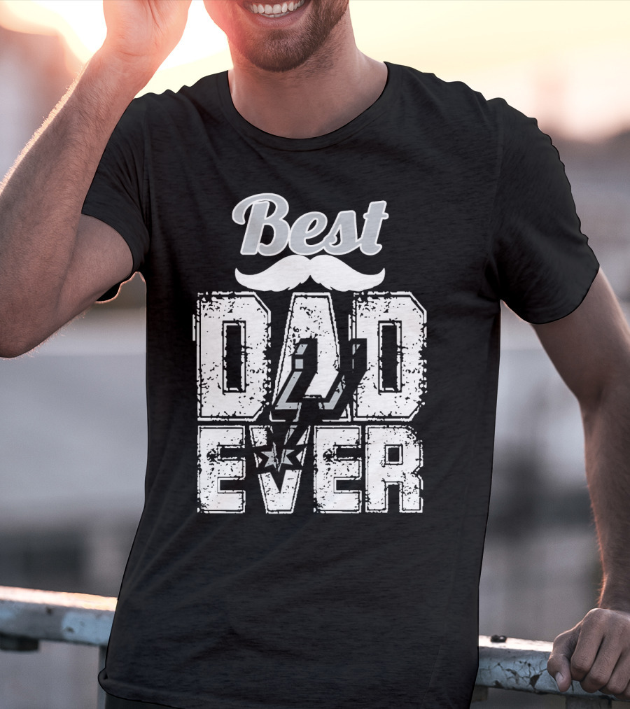 Best Dad Ever Spurs T-Shirt