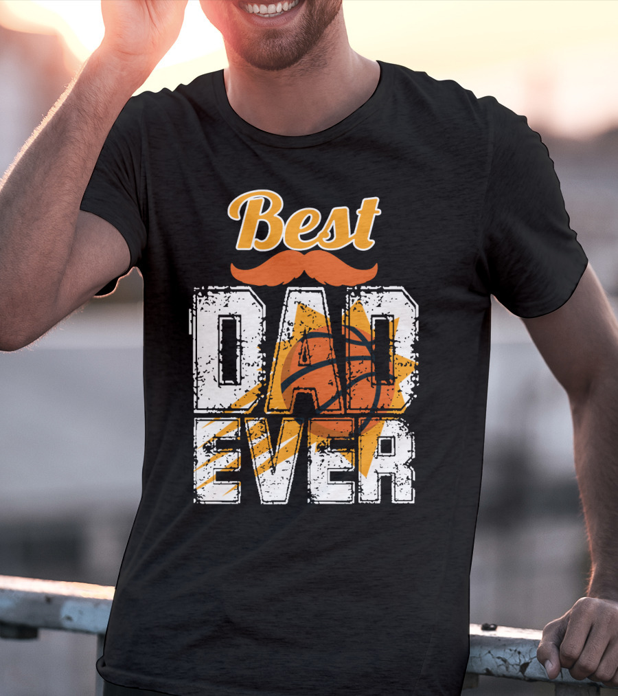 Best Dad Ever Phoenix Suns Basketball T-Shirt
