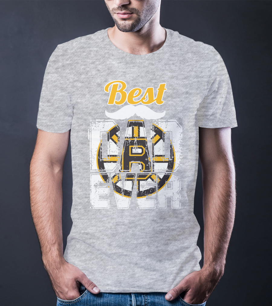 Best Dad Ever Bruins T-Shirt