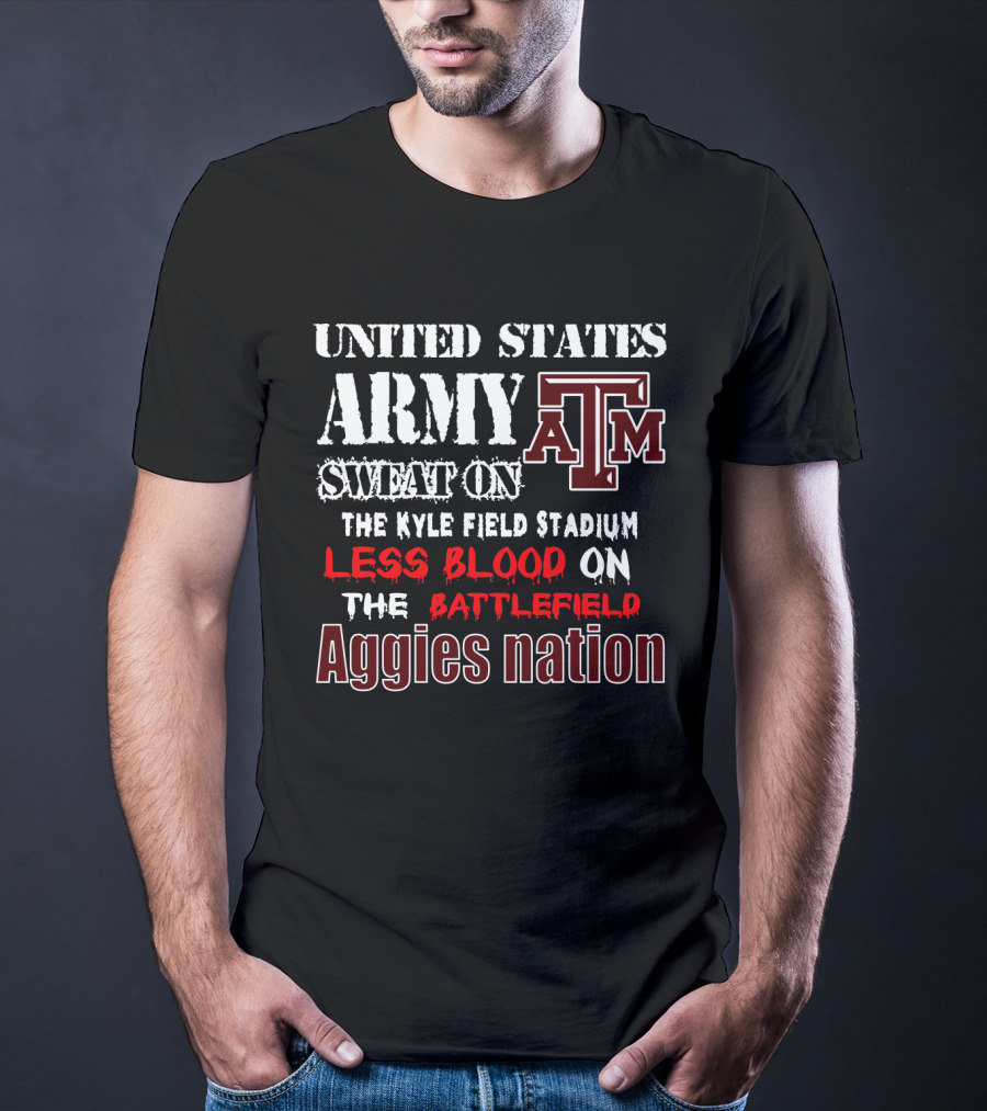 United States Army Texas Am The Kyle Field Stadium Aggies Nation T-Shirt