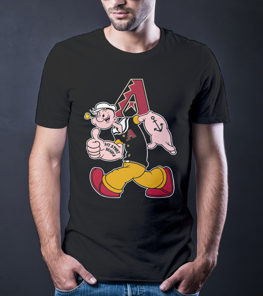 Arizona Diamondbacks A Popeye My Story Begins T-Shirt