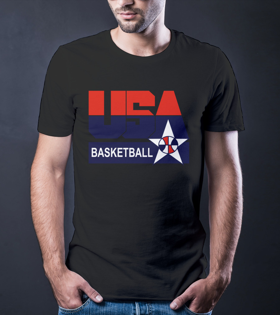 Usa Basketball Star Icon T-Shirt