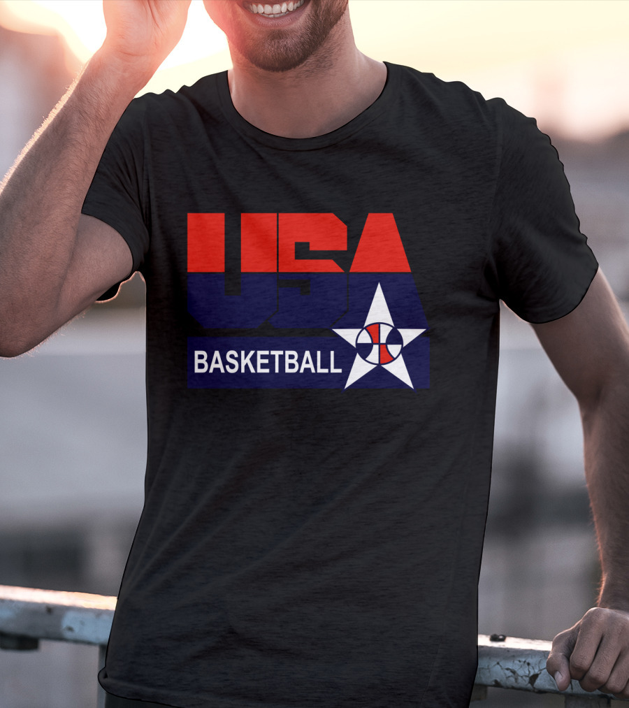 Usa Basketball Star Icon T-Shirt