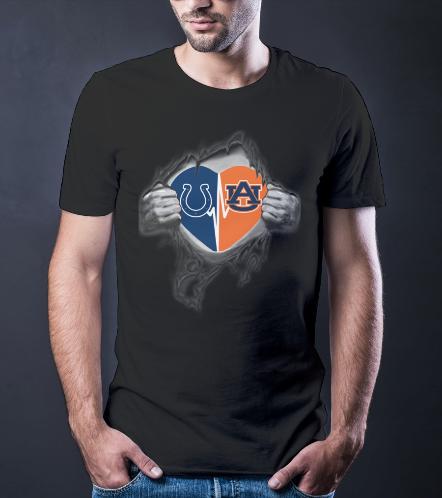 Colts Auburn Heart T-Shirt