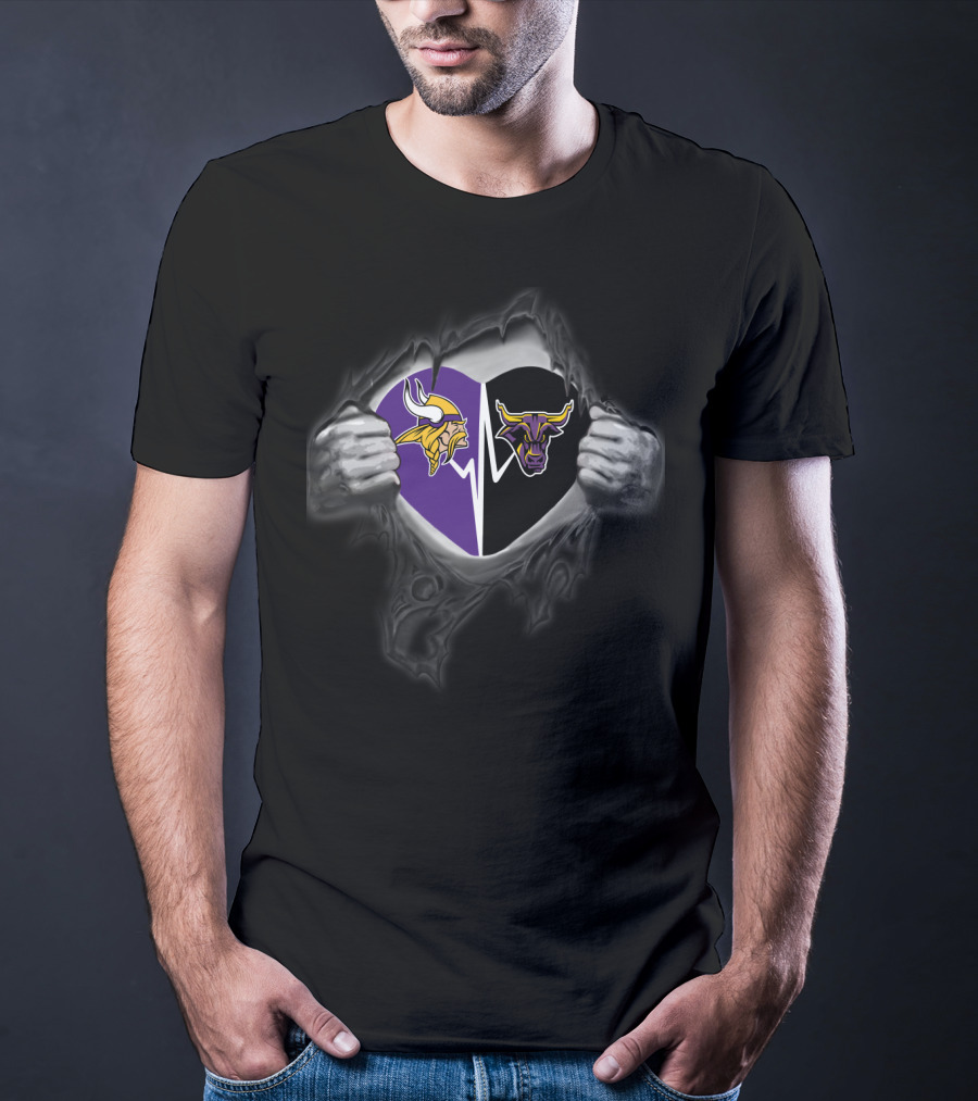 Vikings Mankato Mavericks Split T-Shirt