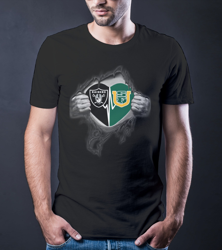 Raiders Sf Dons Dual Team Spirit Combination T-Shirt