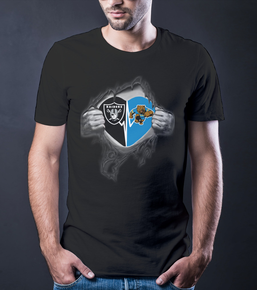 Raiders Split With Ucla Bruins Bear T-Shirt