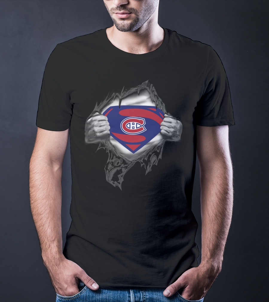 Montreal Canadiens Hockey Superman T-Shirt