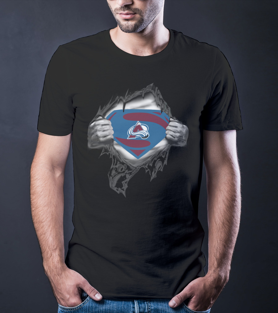 Colorado Avalanche Superhero T-Shirt
