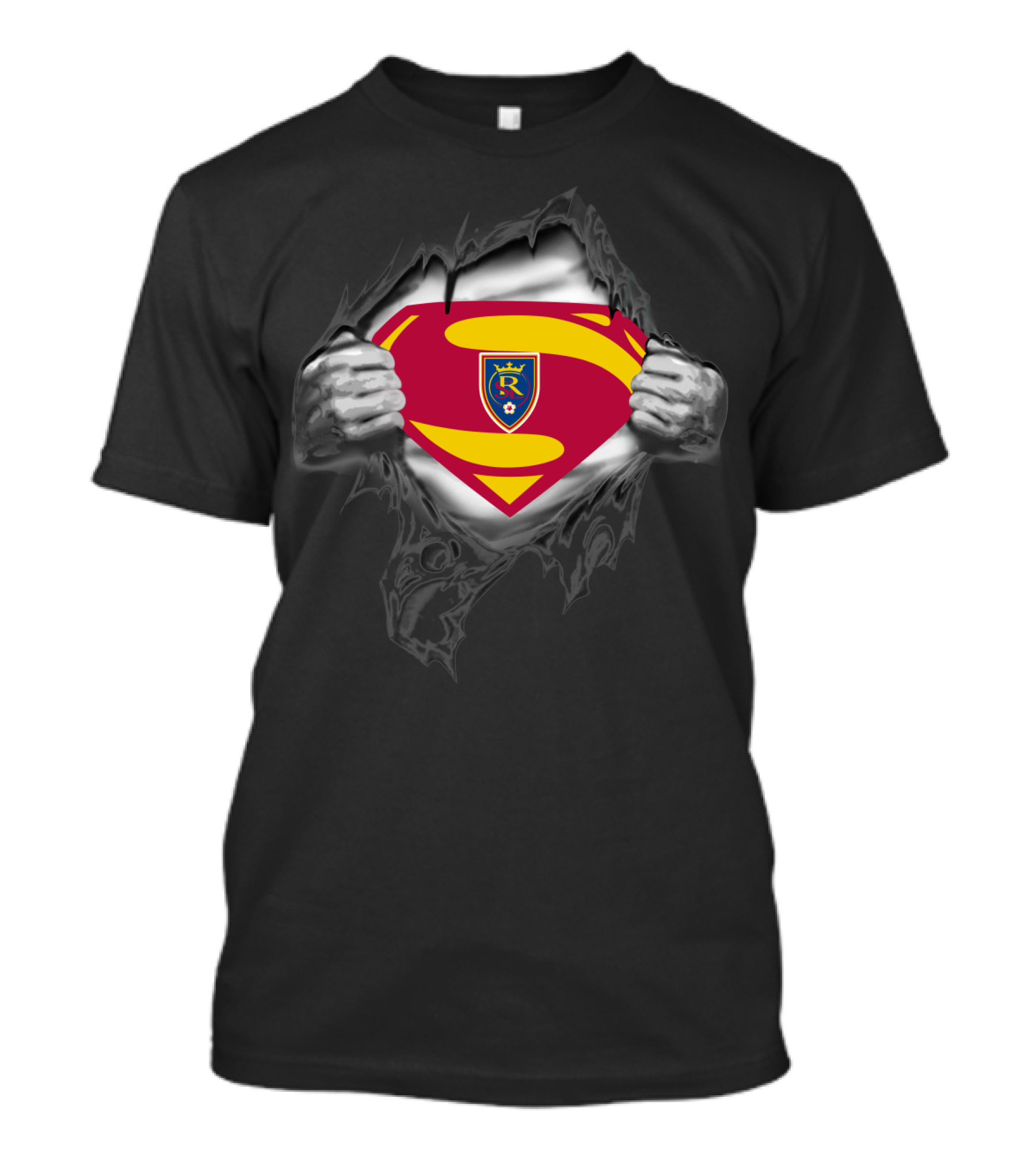 Real Salt Lake Superman Chest T-Shirt