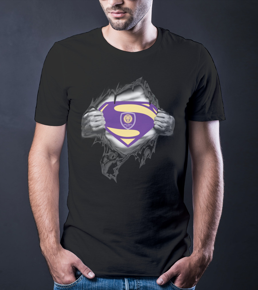 Orlando City Sc Superman Logo Fan T-Shirt