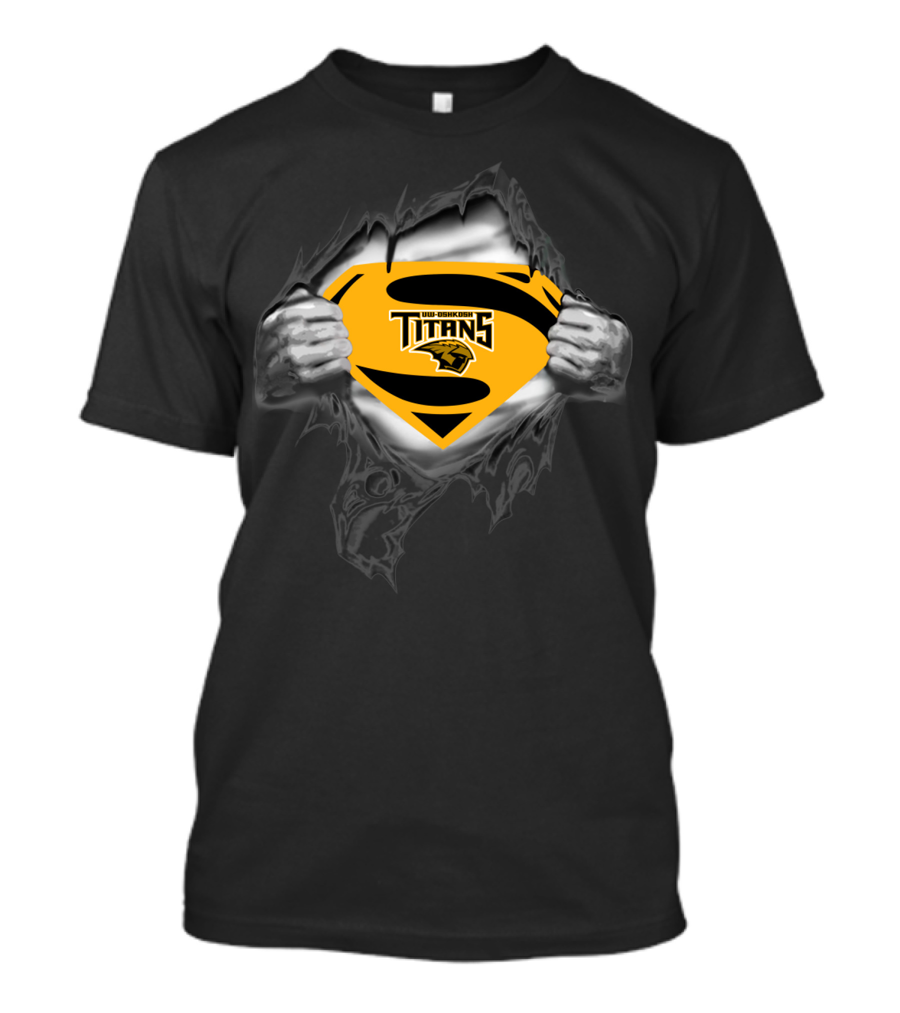 Superman Rip 302 Oshkosh Titans T-Shirt