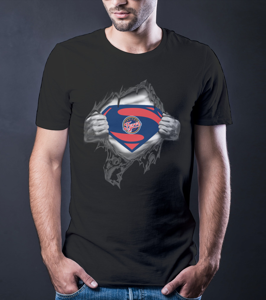 Indiana Fever Basketball Superhero Tearaway T-Shirt