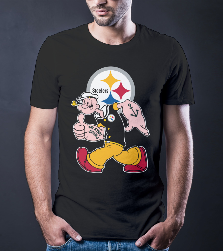 Pittsburgh Steelers My Story Begins Anchor T-Shirt