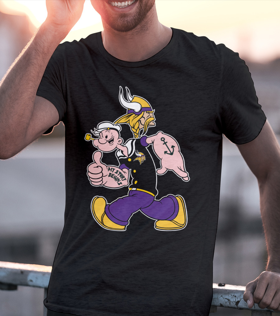 My Story Begins Minnesota Vikings T-Shirt