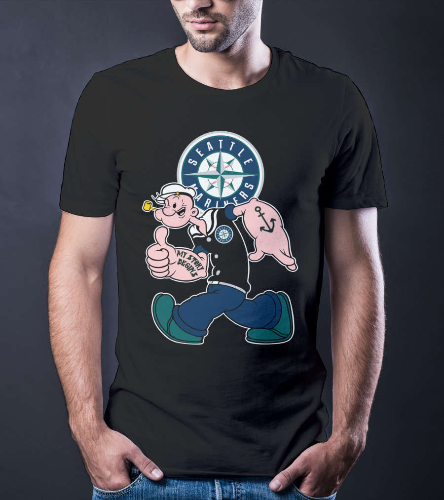 Seattle Mariners Popeye My Story Begins T-Shirt