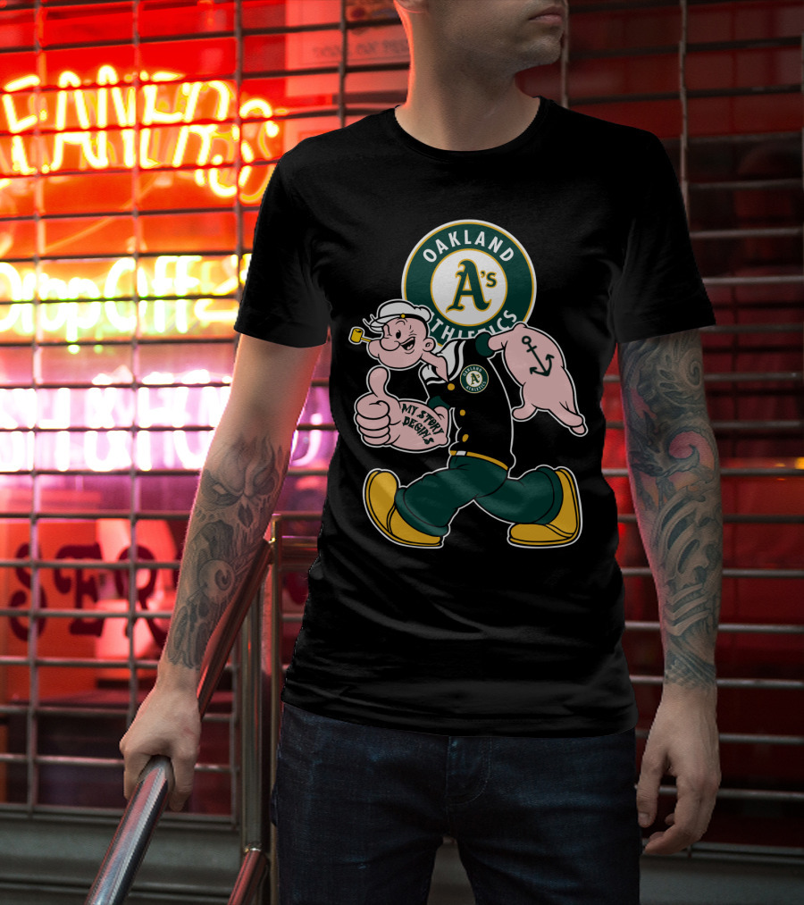 Oakland Athletics A's My Story Begins 38 T-Shirt