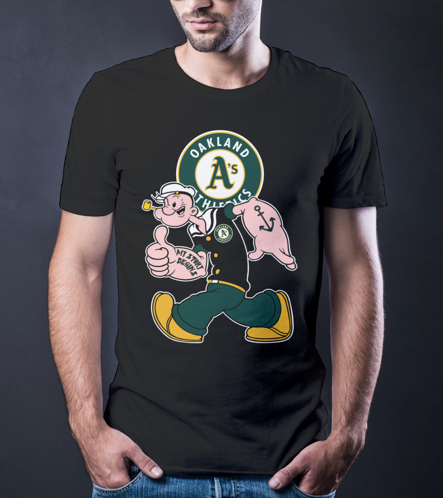 Oakland Athletics A's My Story Begins 38 T-Shirt