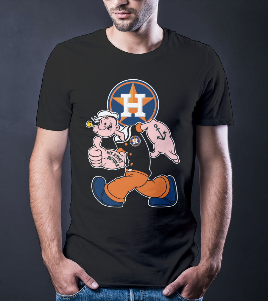 Houston Astros Popeye My Story Begins T-Shirt
