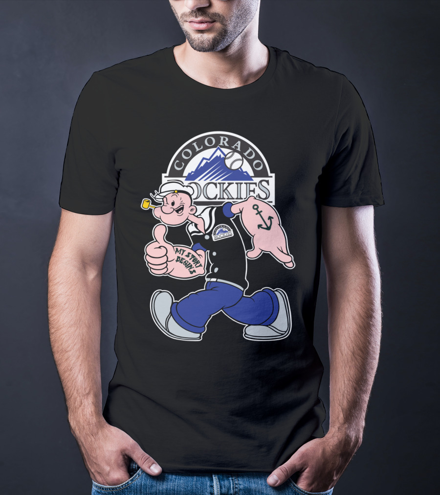 Colorado Rockies Popeye My Story Begins T-Shirt