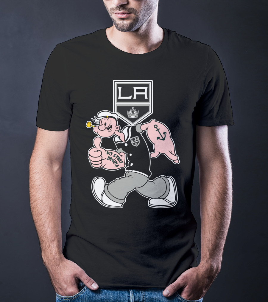La Kings Hockey Retro Cartoon Character '79 T-Shirt